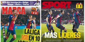 Portadas Deportivas Viernes 28/3/2025 | Marca, As, Sport, Mundo Deportivo Portadas Deportivas Viernes 28/3/2025