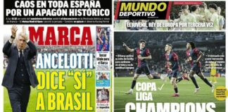 Portadas Deportivas Martes 29/4/2025 | Marca, As, Sport, Mundo Deportivo Portadas Deportivas Martes 29/4/2025