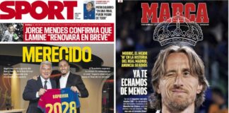 Portadas Deportivas Viernes 23/5/2025 | Marca, As, Sport, Mundo Deportivo Portadas Deportivas Viernes 23/5/2025
