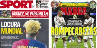 Portadas Deportivas Viernes 2/5/2025 | Marca, As, Sport, Mundo Deportivo Portadas Deportivas Viernes 2/5/2025