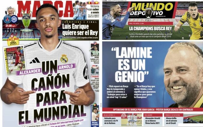 Portadas Deportivas Sábado 31/5/2025