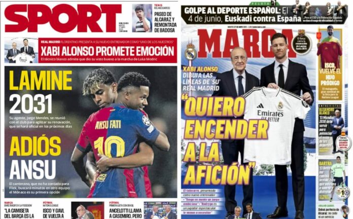 Portadas Deportivas Martes 27/5/2025 Portadas Deportivas Martes 27/5/2025