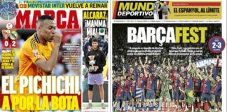 Portadas Deportivas Lunes 19/5/2025 | Marca, As, Sport, Mundo Deportivo Portadas Deportivas Lunes 19/5/2025