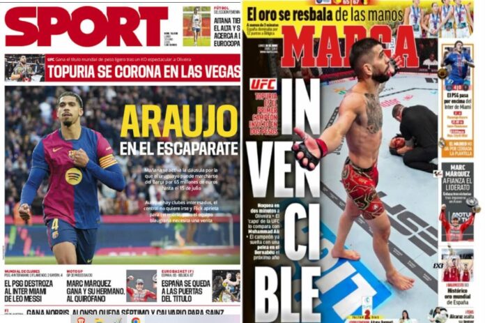 Portadas Deportivas Lunes 30/6/2025 Portadas Deportivas Lunes 30/6/2025