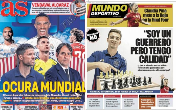 Portadas Deportivas Miércoles 4/6/2025