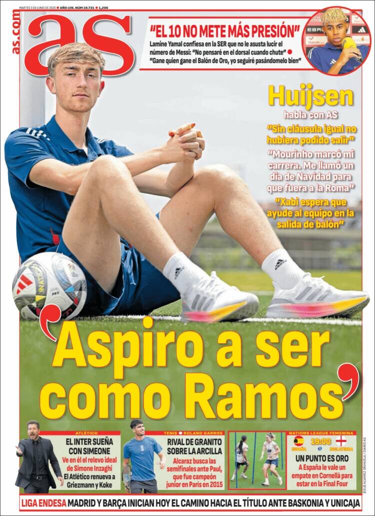 Portadas Deportivas Martes 3/6/2025 Portadas Deportivas Martes 3/6/2025