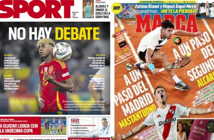 Portadas Deportivas Sábado 7/6/2025 Portadas Deportivas Sábado 7/6/2025