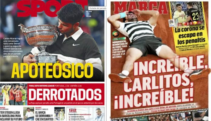 Portadas Deportivas Lunes 9/6/2025