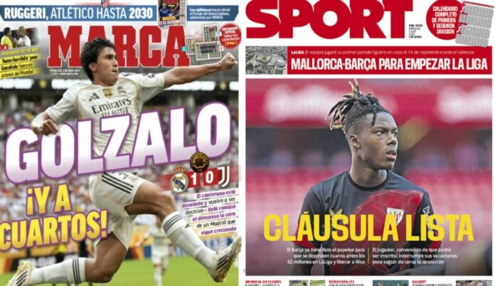 Portadas Deportivas Miércoles 2/7/2025 Portadas Deportivas Miércoles 2/7/2025