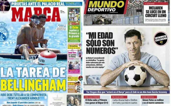 Portadas Deportivas Lunes 2/6/2025