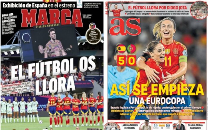 Portadas Deportivas Viernes 4/7/2025 Portadas Deportivas Viernes 4/7/2025