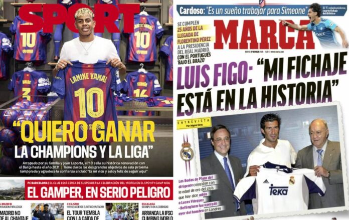 Portadas Deportivas Jueves 17/7/2025 Portadas Deportivas Jueves 17/7/2025