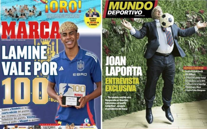 Portadas Deportivas Viernes 25/7/2025