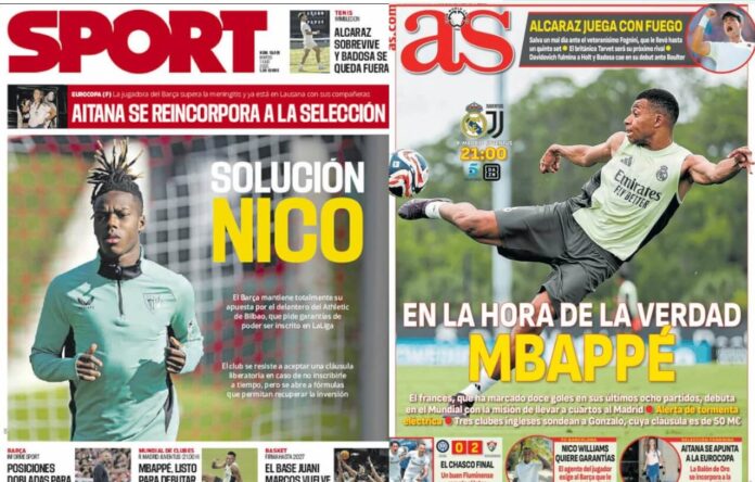 Portadas Deportivas Martes 1/7/2025 Portadas Deportivas Martes 1/7/2025