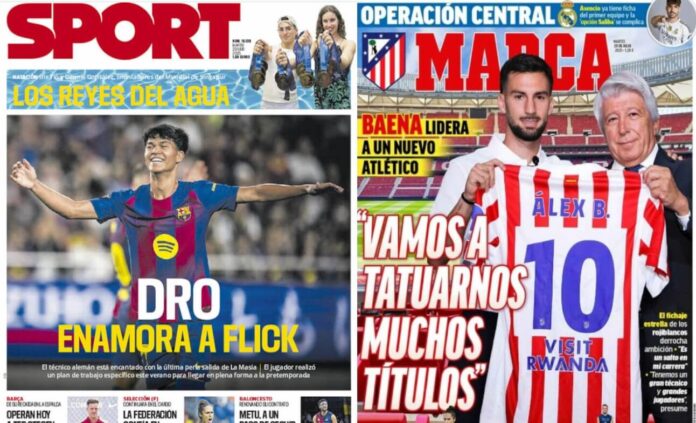 Portadas Deportivas Martes 29/7/2025 Portadas Deportivas Martes 29/7/2025