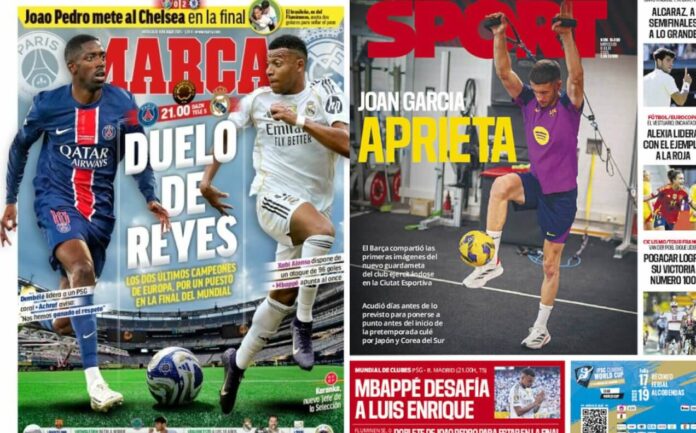 Portadas Deportivas Miércoles 9/7/2025 Portadas Deportivas Miércoles 9/7/2025