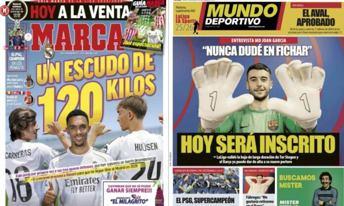 Portadas Deportivas Jueves 14/8/2025 Portadas Deportivas Jueves 14/8/2025