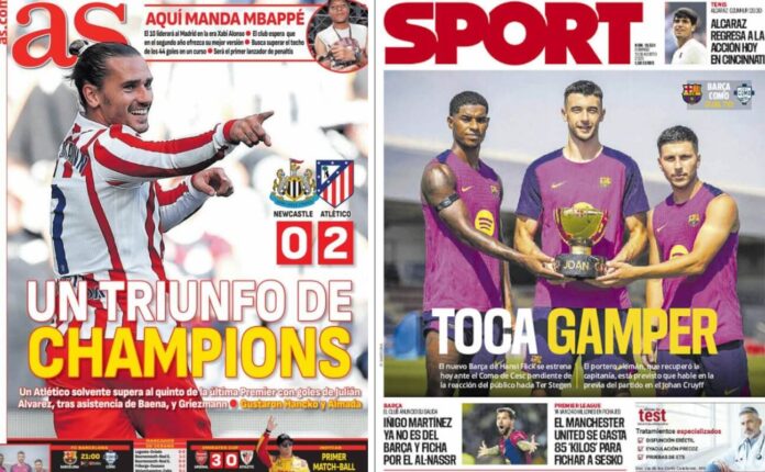 Portadas Deportivas Domingo 10/8/2025