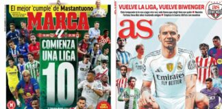 Portadas Deportivas Viernes 15/8/2025 | Marca, As, Sport, Mundo Deportivo Portadas Deportivas Viernes 15/8/2025