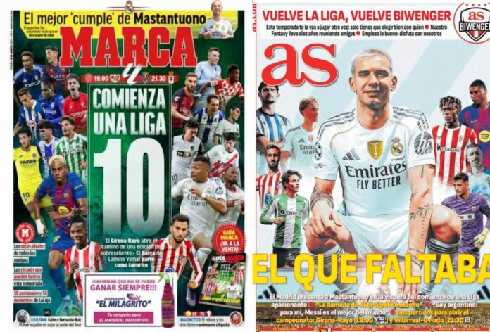 Portadas Deportivas Viernes 15/8/2025 Portadas Deportivas Viernes 15/8/2025