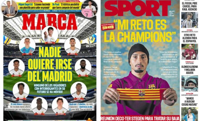 Portadas Deportivas Sábado 2/8/2025 Portadas Deportivas Sábado 2/8/2025