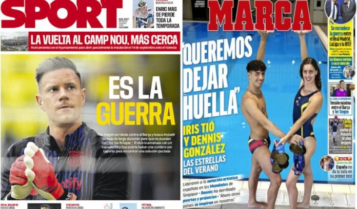 Portadas Deportivas Miércoles 6/8/2025