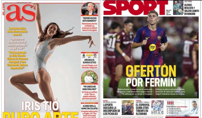 Portadas Deportivas Domingo 3/8/2025 Portadas Deportivas Domingo 3/8/2025