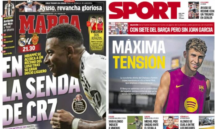 Portadas Deportivas Sábado 30/8/2025 Portadas Deportivas Sábado 30/8/2025