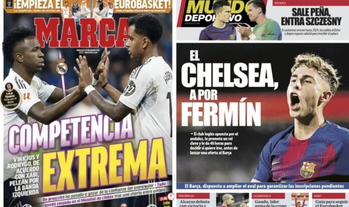 Portadas Deportivas Miércoles 27/8/2025 Portadas Deportivas Miércoles 27/8/2025