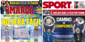 Portadas Deportivas Viernes 29/8/2025 | Marca, As, Sport, Mundo Deportivo Portadas Deportivas Viernes 29/8/2025