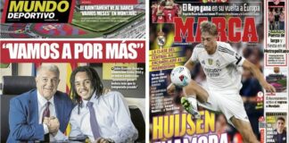 Portadas Deportivas Viernes 22/8/2025 | Marca, As, Sport, Mundo Deportivo Portadas Deportivas Viernes 22/8/2025