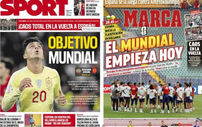Portadas Deportivas Jueves 4/9/2025