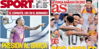 Portadas Deportivas Domingo 21/9/2025 | Marca, As, Sport, Mundo Deportivo Portadas Deportivas Domingo 21/9/2025