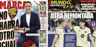 Portadas Deportivas Viernes 26/9/2025 | Marca, As, Sport, Mundo Deportivo Portadas Deportivas Viernes 26/9/2025