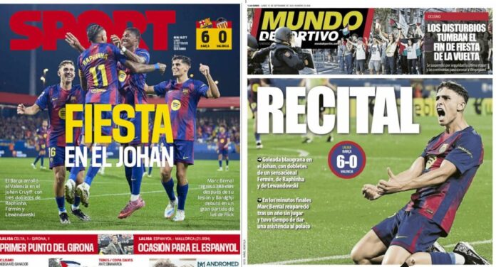 Portadas Deportivas Lunes 15/9/2025 Portadas Deportivas Lunes 15/9/2025