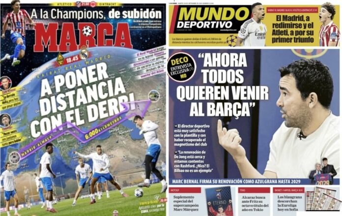 Portadas Deportivas Martes 30/9/2025