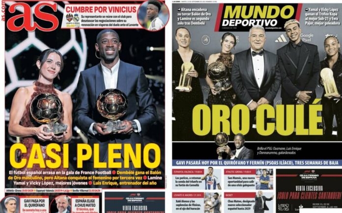 Portadas Deportivas Martes 23/9/2025