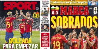Portadas Deportivas Viernes 5/9/2025 | Marca, As, Sport, Mundo Deportivo Portadas Deportivas Viernes 5/9/2025