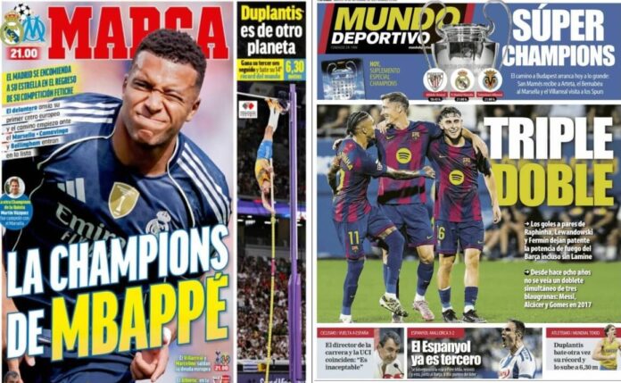Portadas Deportivas Martes 16/9/2025 Portadas Deportivas Martes 16/9/2025