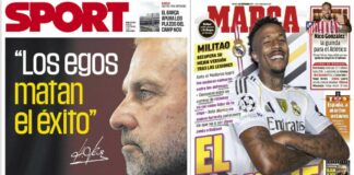 Portadas Deportivas Martes 2/9/2025 | Marca, As, Sport, Mundo Deportivo Portadas Deportivas Martes 2/9/2025