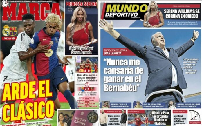 Portadas Deportivas Sábado 25/10/2025 Portadas Deportivas Sábado 25/10/2025