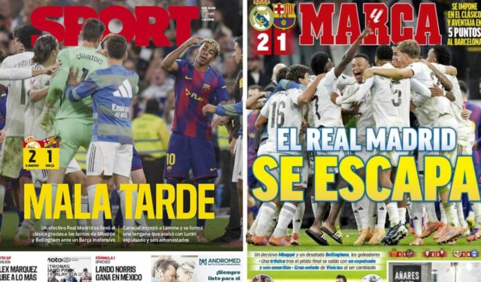 Portadas Deportivas Lunes 27/10/2025 Portadas Deportivas Lunes 27/10/2025