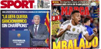 Portadas Deportivas Lunes 20/10/2025 | Marca, As, Sport, Mundo Deportivo Portadas Deportivas Lunes 20/10/2025