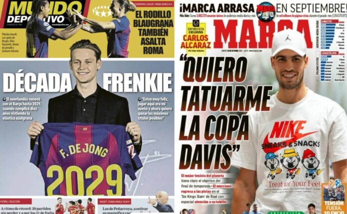 Portadas Deportivas Jueves 16/10/2025 Portadas Deportivas Jueves 16/10/2025