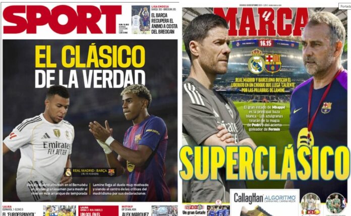 Portadas Deportivas Domingo 26/10/2025 Portadas Deportivas Domingo 26/10/2025