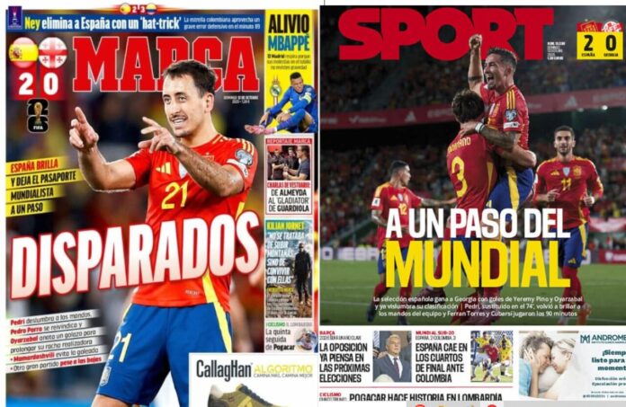 Portadas Deportivas Domingo 12/10/2025 Portadas Deportivas Domingo 12/10/2025
