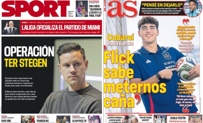 Portadas Deportivas Jueves 9/10/2025