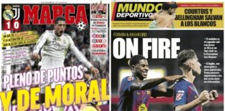 Portadas Deportivas Jueves 23/10/2025 | Marca, As, Sport, Mundo Deportivo Portadas Deportivas Jueves 23/10/2025