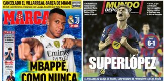 Portadas Deportivas Miércoles 22/10/2025 | Marca, As, Sport, Mundo Deportivo Portadas Deportivas Miércoles 22/10/2025