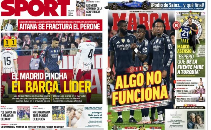Portadas Deportivas Lunes 1/12/2025